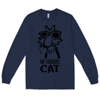 Navy fat freddys cat Long Sleeve Tee - artisFamous