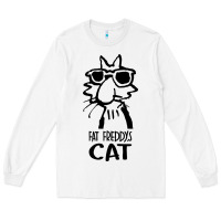 White fat freddys cat Long Sleeve Tee - artisFamous