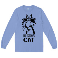 Colony Blue fat freddys cat Long Sleeve Tee - artisFamous