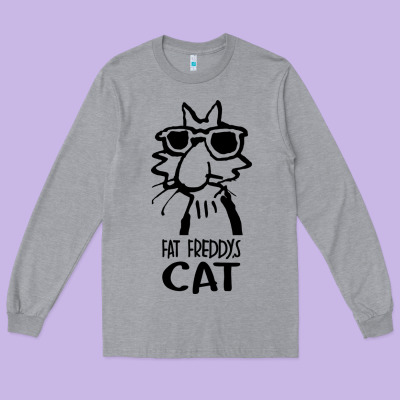 Fat Freddys Cat Long Sleeve Tee Designed By Artisfamous