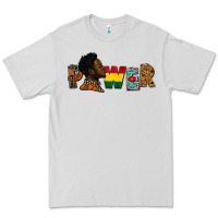 Dove Grey Power Juneteenth Premium Tee - FaDigitalArtStudio