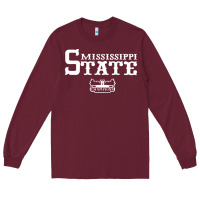 Burgundy mississippi state champs Long Sleeve Tee - artisFamous