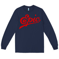Navy epic records Long Sleeve Tee - artisFamous