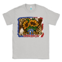 Moon Dust Patriotic Sunflower God Bless America Classic Tee - Jasminsmagicworld