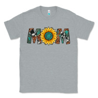 Heather Grey sunflower mom Classic Tee - Artiststas