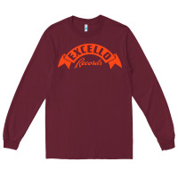 Burgundy excello records Long Sleeve Tee - artisFamous