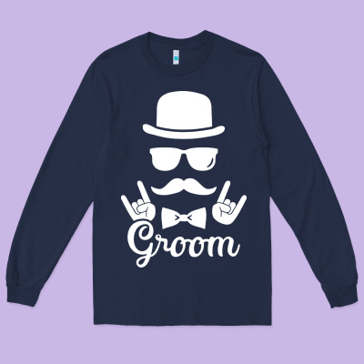 Groom Bachelor Party Long Sleeve Tee Designed By Artisfamous