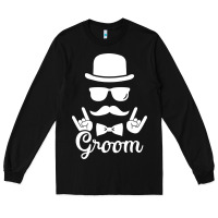 Black groom bachelor party Long Sleeve Tee - artisFamous