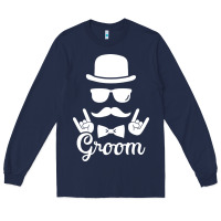Navy groom bachelor party Long Sleeve Tee - artisFamous