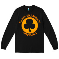 Black silver shamrock novelties Long Sleeve Tee - artisFamous
