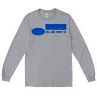 Heather Grey blue note records Long Sleeve Tee - artisFamous