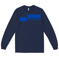 Navy blue note records Long Sleeve Tee - artisFamous