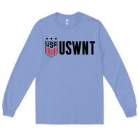 Colony Blue uswnt Long Sleeve Tee - artisFamous