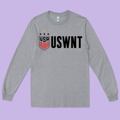 Uswnt Long Sleeve Tee Designed By Artisfamous