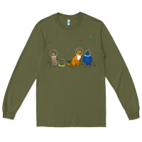 Army Green do a barrel roll! Long Sleeve Tee - artisFamous