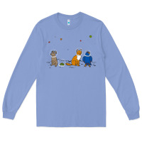 Colony Blue do a barrel roll! Long Sleeve Tee - artisFamous