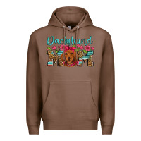 Chestnut dachshund mom Premium Hoodie - Artiststas