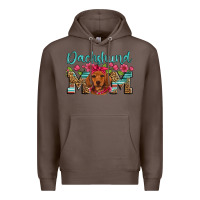 Coffee dachshund mom Premium Hoodie - Artiststas