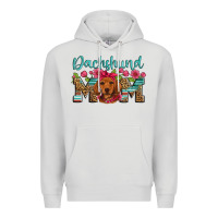 Dove Grey dachshund mom Premium Hoodie - Artiststas