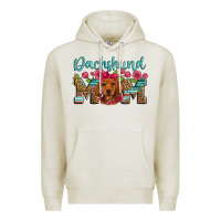 Oatmeal Heather dachshund mom Premium Hoodie - Artiststas