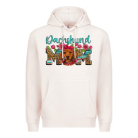 Pale Pink dachshund mom Premium Hoodie - Artiststas