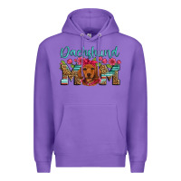 Purple dachshund mom Premium Hoodie - Artiststas