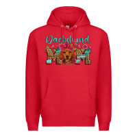 Red dachshund mom Premium Hoodie - Artiststas
