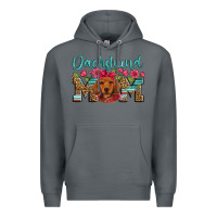 Rock dachshund mom Premium Hoodie - Artiststas