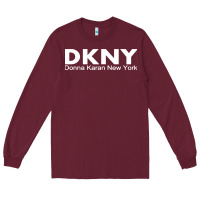 Burgundy dknys Long Sleeve Tee - artisFamous