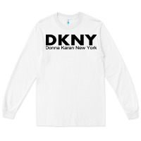 White dknys Long Sleeve Tee - artisFamous