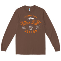 Chestnut crater lake oregon national park vintage retro Long Sleeve Tee - artisFamous