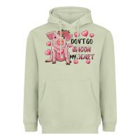 Matcha Valentine's Day Don't Go Bacon My Heart Heavyweight Hoodie - RanaPortraitStore