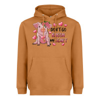 Meerkat Valentine's Day Don't Go Bacon My Heart Heavyweight Hoodie - RanaPortraitStore