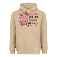 Mushroom Valentine's Day Don't Go Bacon My Heart Heavyweight Hoodie - RanaPortraitStore