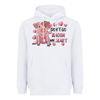 Valentine's Day Don't Go Bacon My Heart Heavyweight Hoodie | Teevron