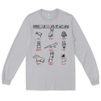 Moon Dust animals i can kill with my bare hands Long Sleeve Tee - artisFamous