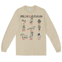 Mushroom animals i can kill with my bare hands Long Sleeve Tee - artisFamous