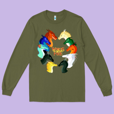 Wings Of Fire Long Sleeve Tee Designed By Artisfamous