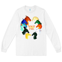 White wings of fire Long Sleeve Tee - artisFamous