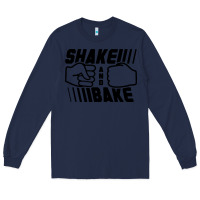 Navy shake and bake Long Sleeve Tee - artisFamous