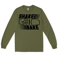 Army Green shake and bake Long Sleeve Tee - artisFamous