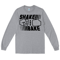 Heather Grey shake and bake Long Sleeve Tee - artisFamous