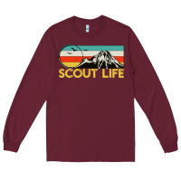 Burgundy scout Long Sleeve Tee - artisFamous