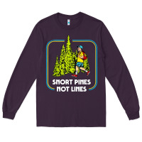 Plum snort pines not lines funny boy going to school vintage Long Sleeve Tee - artisFamous