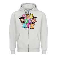 Dove Grey kinder graduate 2023 Zipper Hoodie - RanaPortraitStore