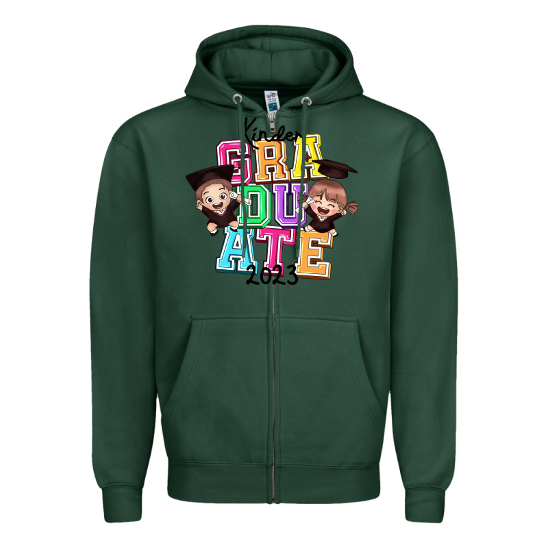 Kinder Graduate 2023 Zipper Hoodie by RanaPortraitStore | Teevron