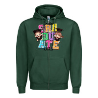 Sports Green kinder graduate 2023 Zipper Hoodie - RanaPortraitStore