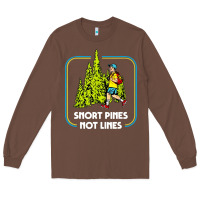 Chestnut snort pines not lines funny boy going to school vintage Long Sleeve Tee - artisFamous