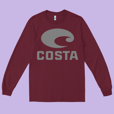 Costa Del Mar Long Sleeve Tee Designed By Artisfamous