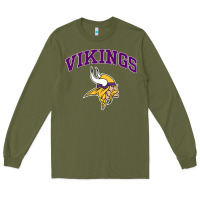 Army Green vikings style Long Sleeve Tee - artisFamous